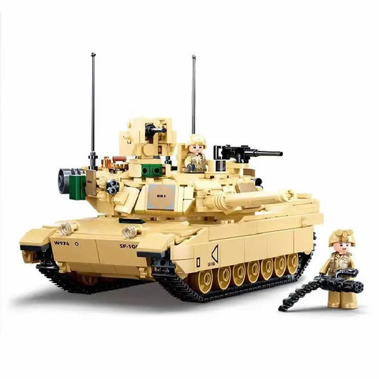 MOC M1A2 Abrams Main Battle Tank Building Blocks