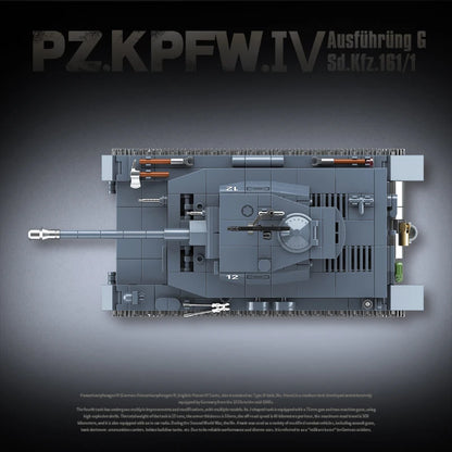 MOC Panzerkampfwagen IV Panzer IV G Building Blocks