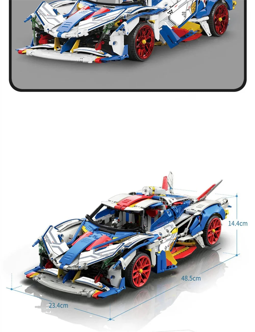 Lego Apollo EVO Building Blocks Bricks Super Sports Car