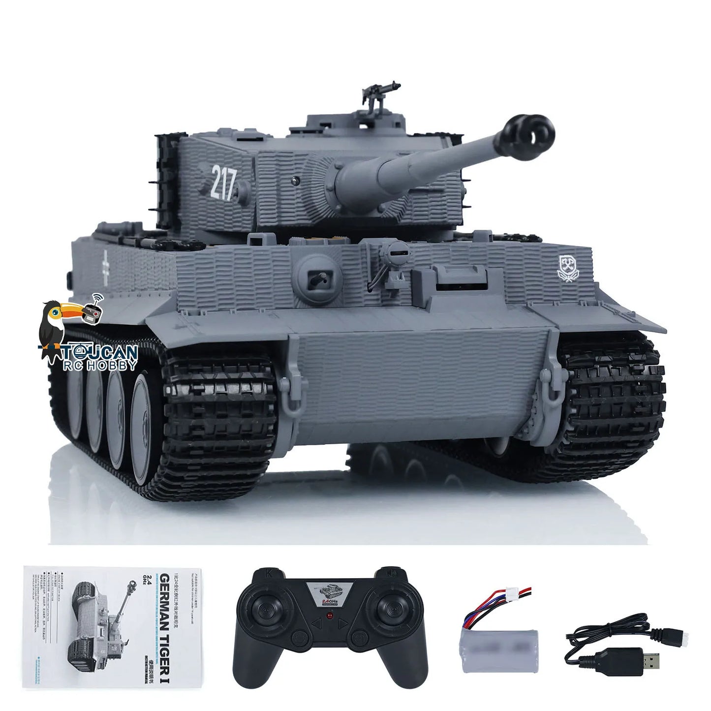 1/24 RC Battle Tank Tiger I Radio Control Tank Infrared