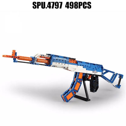 498pcs MOC Ak-47 Building Blocks