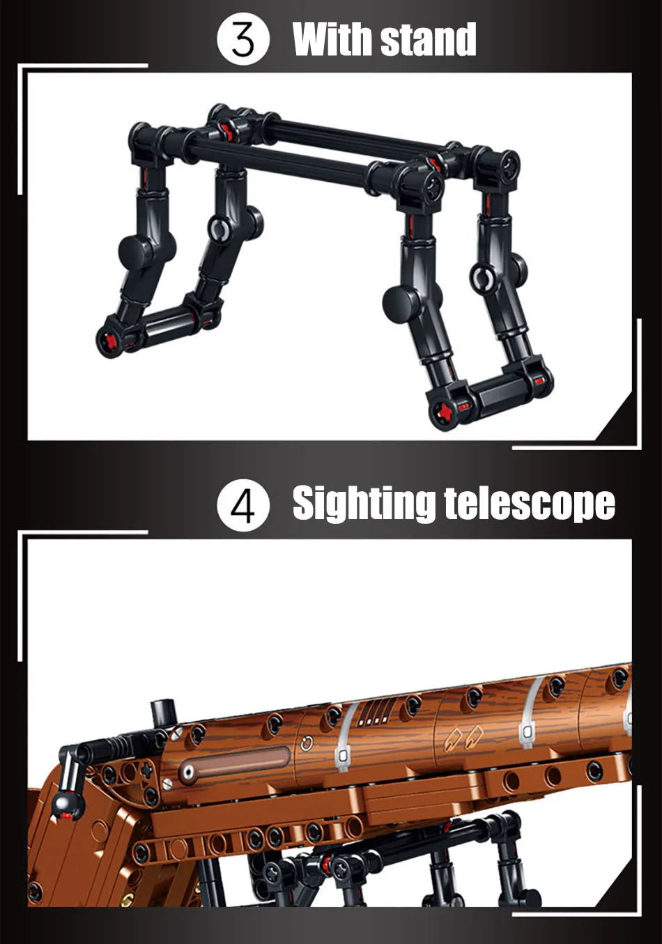 MOC 98K Rifle QBZ95 Lego DIY Kar98 Weapon kits