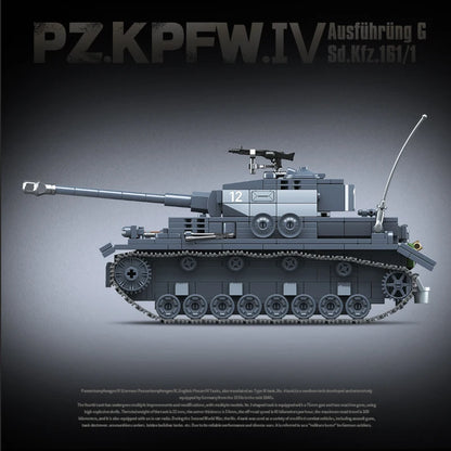 MOC Panzerkampfwagen IV Panzer IV G Building Blocks