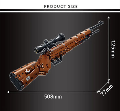 MOC 98K Rifle QBZ95 Lego DIY Kar98 Weapon kits