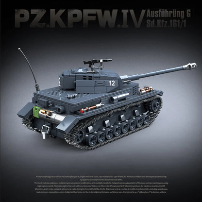 MOC Panzerkampfwagen IV Panzer IV G Building Blocks