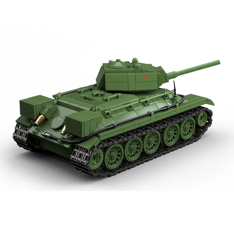 MOC T-34/76 Soviet (1940) Medium Tank Building Blocks Bricks